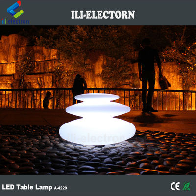 Lampa stołowa w kształcie skały z tworzyw sztucznych