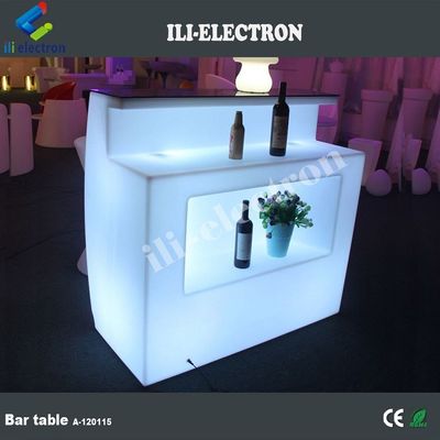 Plastikowy bar oświetlony w różnych kolorach, nowoczesny, domowy, mini bar, na sprzedaż