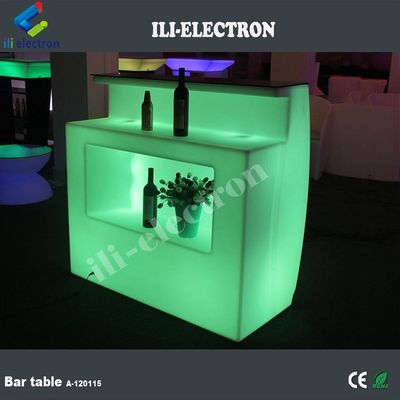 Plastikowy bar oświetlony w różnych kolorach, nowoczesny, domowy, mini bar, na sprzedaż