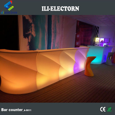 nowy PE plastikowy bar oświetlony w różnych kolorach