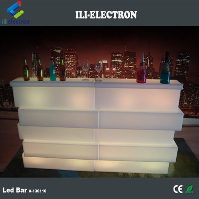 Plastikowy LED Mobilny Bar Stół 16 Kolory Zmieniające się wodoodporne