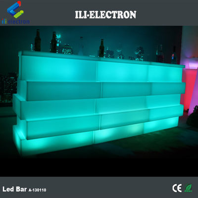 Plastikowy LED Mobilny Bar Stół 16 Kolory Zmieniające się wodoodporne