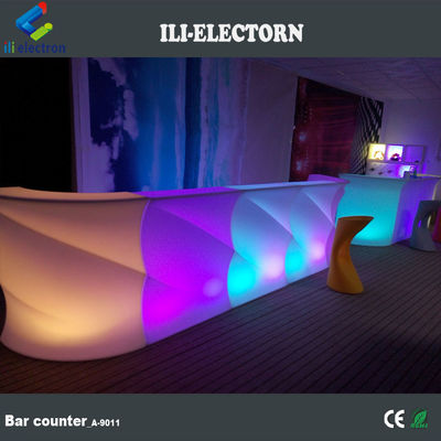 Forma fali świecący stolik bar
