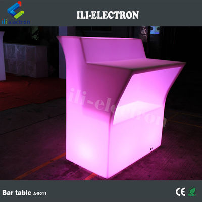 Nowoczesny LED Bar Counter Oświetlony Led Plastic Salon / Restauracja