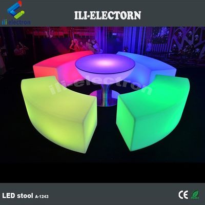 elektroniczny krzesło pokerowe, świecący stół, meble LED