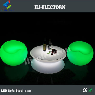 Bar ogrodowy Plastikowy LED Light Up Meble stołek stolik wodoodporny