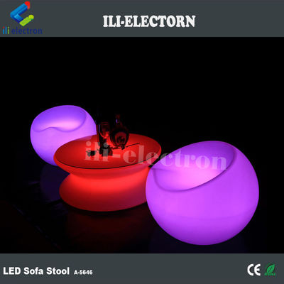 Bar ogrodowy Plastikowy LED Light Up Meble stołek stolik wodoodporny