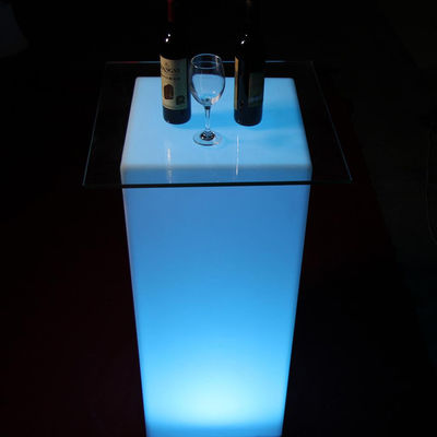 Nowoczesne stoły meblowe RGB LED z akumulatorem litowym