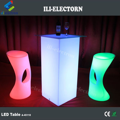 Nowoczesne stoły meblowe RGB LED z akumulatorem litowym