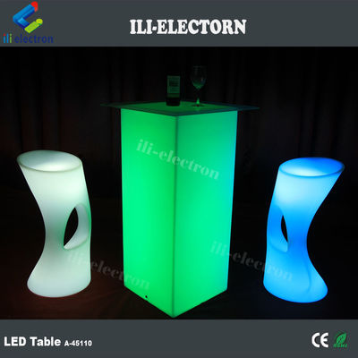Nowoczesne stoły meblowe RGB LED z akumulatorem litowym