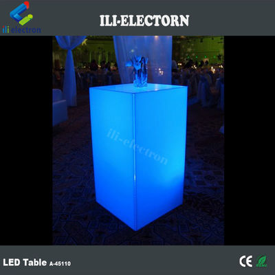 Nowoczesne stoły meblowe RGB LED z akumulatorem litowym