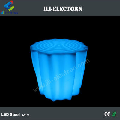 Stylowy Muti-Color RGB Oświetlony LED Świecący stołek wodoodporny IP65