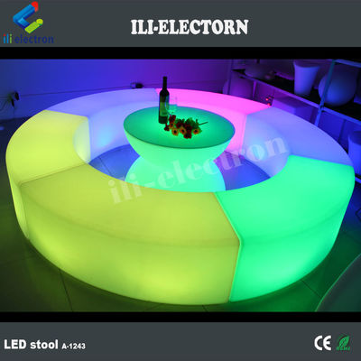 Zmieniające kolor meble o świetle LED, ładowalne krzesło LED OEM