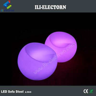 nowy design wielokolorowy RGB wodoodporny LED świecący krzesło jabłkowe