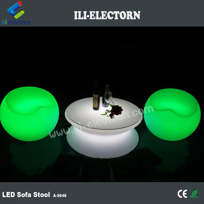 Muti Color RGB LED Light Cocktail Table, wodoodporny Light Up Bar Meubles