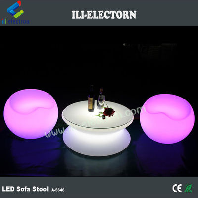 Muti Color RGB LED Light Cocktail Table, wodoodporny Light Up Bar Meubles