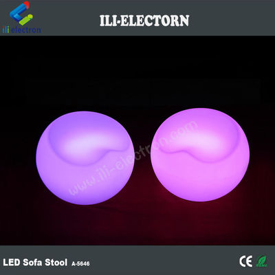 Muti Color RGB LED Light Cocktail Table, wodoodporny Light Up Bar Meubles