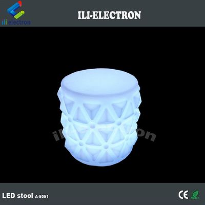 Śmieszne plastikowe meble o świetle LED, krzesła o świetle LED dla przedszkola