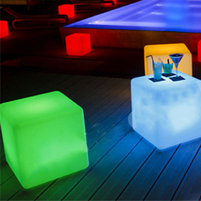 PE plastikowy światło 3D LED kostka