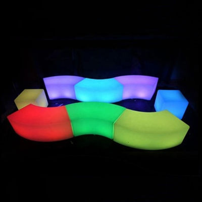 Inteligentne meble LED zewnętrzne z wykrzywioną stolicą LED