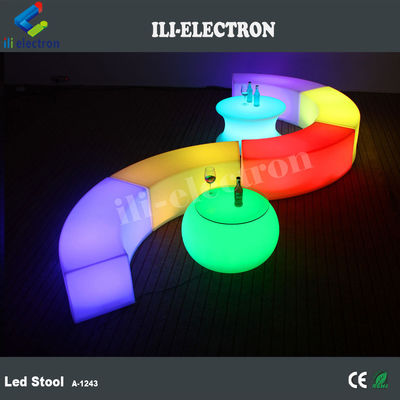 Inteligentne meble LED zewnętrzne z wykrzywioną stolicą LED