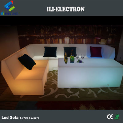 Nowoczesne meble z kanapki PE z tworzyw sztucznych LED