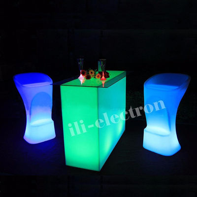 Nowy projekt prostokątny oświetlony stolik koktajlowy