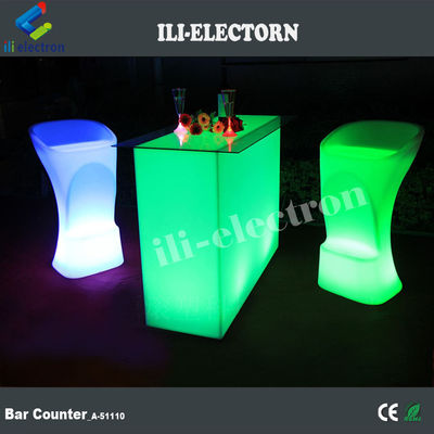 Nowy projekt prostokątny oświetlony stolik koktajlowy