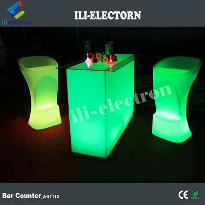 Nowy projekt prostokątny oświetlony stolik koktajlowy