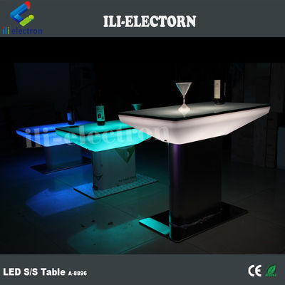 RGB zdalnie sterowane oświetlenie plastikowe LED kwadratowy stolik
