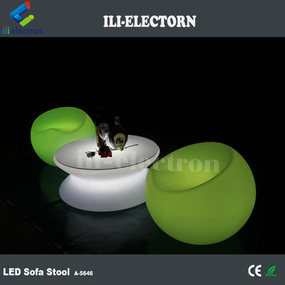 RGB zdalnie sterowane oświetlenie plastikowe LED okrągły stolik