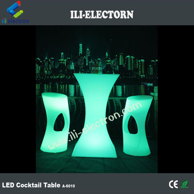 Nowy Design Modny PE plastikowy party LED światło stolik koktajlowy