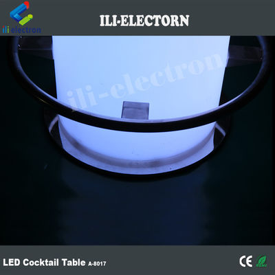 plastikowy Oświetlony LED Led Ice Bucket Table w/Glass dla klubu nocnego
