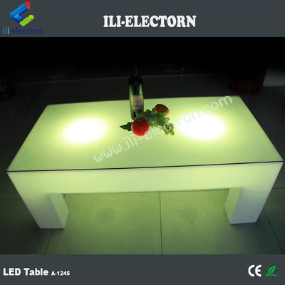 RGB zdalne sterowanie kwadratowe LED świecący stół dla klubu nocnego / patio imprezy / KTV / lobby