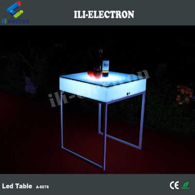 RGB kolorowy design modern oświetlony stolik led do klubu nocnego