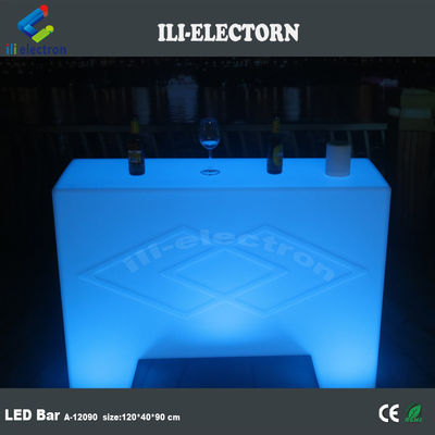 Zmieniający kolor Led Plastic Portable Bar Table Infarad Remote control