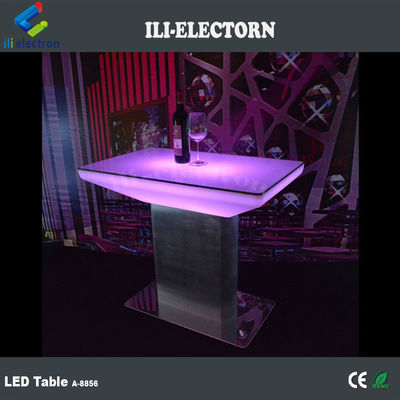 Stoły barskie ze stali nierdzewnej o podłożu zewnętrznym