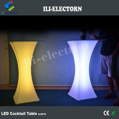 Stół zewnętrzny LED LED Glow Bar Stół rozświetlający stół koktajlowy