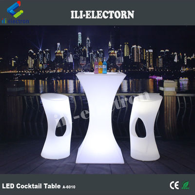 Stół zewnętrzny LED LED Glow Bar Stół rozświetlający stół koktajlowy
