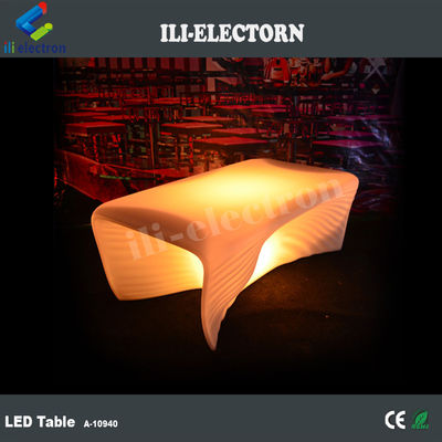 Oświetlone nowoczesne meble LED, interaktywny stół LED