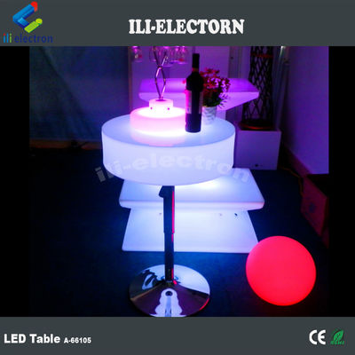 Plastikowy LED Light Cocktail Table, Light Up Bar Table 16 kolorystyczne OEM