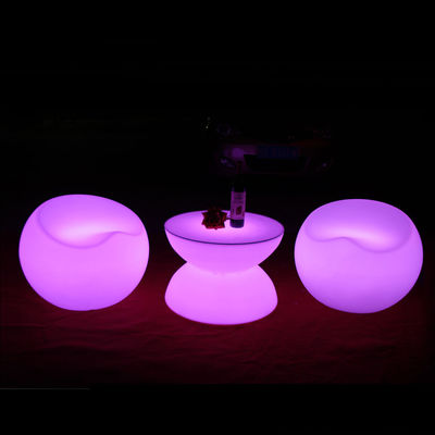 Stolik i krzesło z urządzeń zdalnego sterowania RGB z tworzywa sztucznego PE