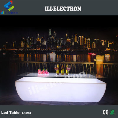 Stylowe zdalnie sterowane oświetlenie LED świecący stół bar / kaseta bar