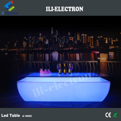 Stylowe zdalnie sterowane oświetlenie LED świecący stół bar / kaseta bar