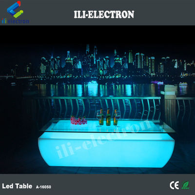 Stylowe zdalnie sterowane oświetlenie LED świecący stół bar / kaseta bar