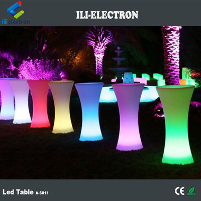 Świetlny Glow Mobilny Stół Koktajlowy Led Przenośny Stół Koktajlowy