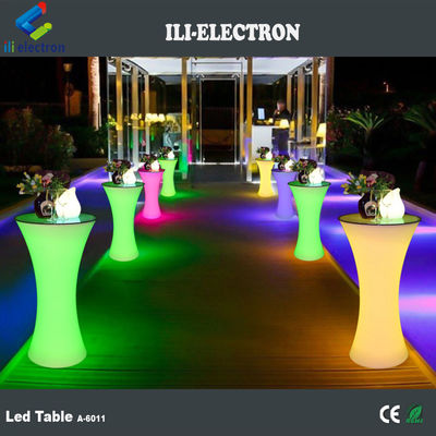 Świetlny Glow Mobilny Stół Koktajlowy Led Przenośny Stół Koktajlowy