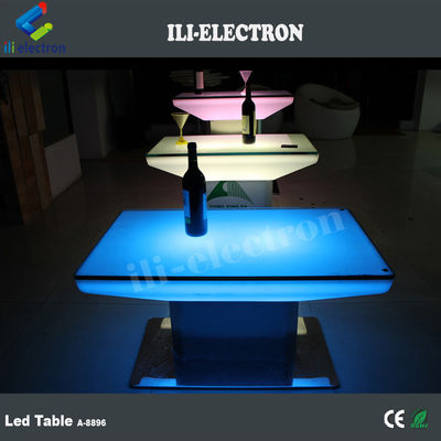 Luksusowy sterujący zdalnie, z tworzywa sztucznego, Led Lounge Table For Apartment