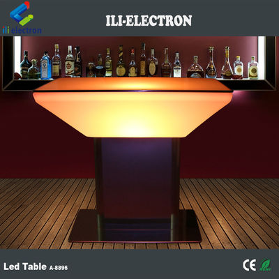 Luksusowy sterujący zdalnie, z tworzywa sztucznego, Led Lounge Table For Apartment