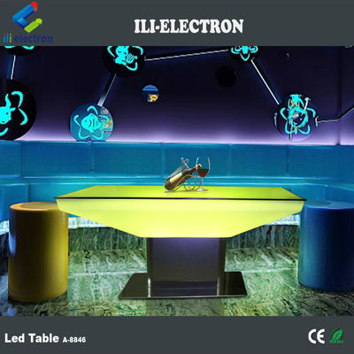 Luksusowy sterujący zdalnie, z tworzywa sztucznego, Led Lounge Table For Apartment